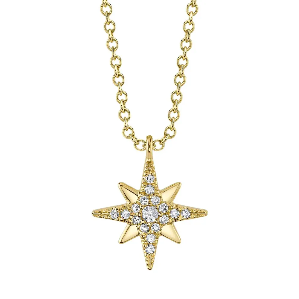 0.06tw Shy Creation Kate Diamond North Star Necklace La Mine d'Or Moncton, NB