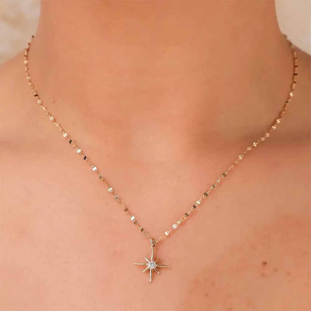 0.08tw Shy Creation Kate North Star Diamond Necklace Image 2 La Mine d'Or Moncton, NB