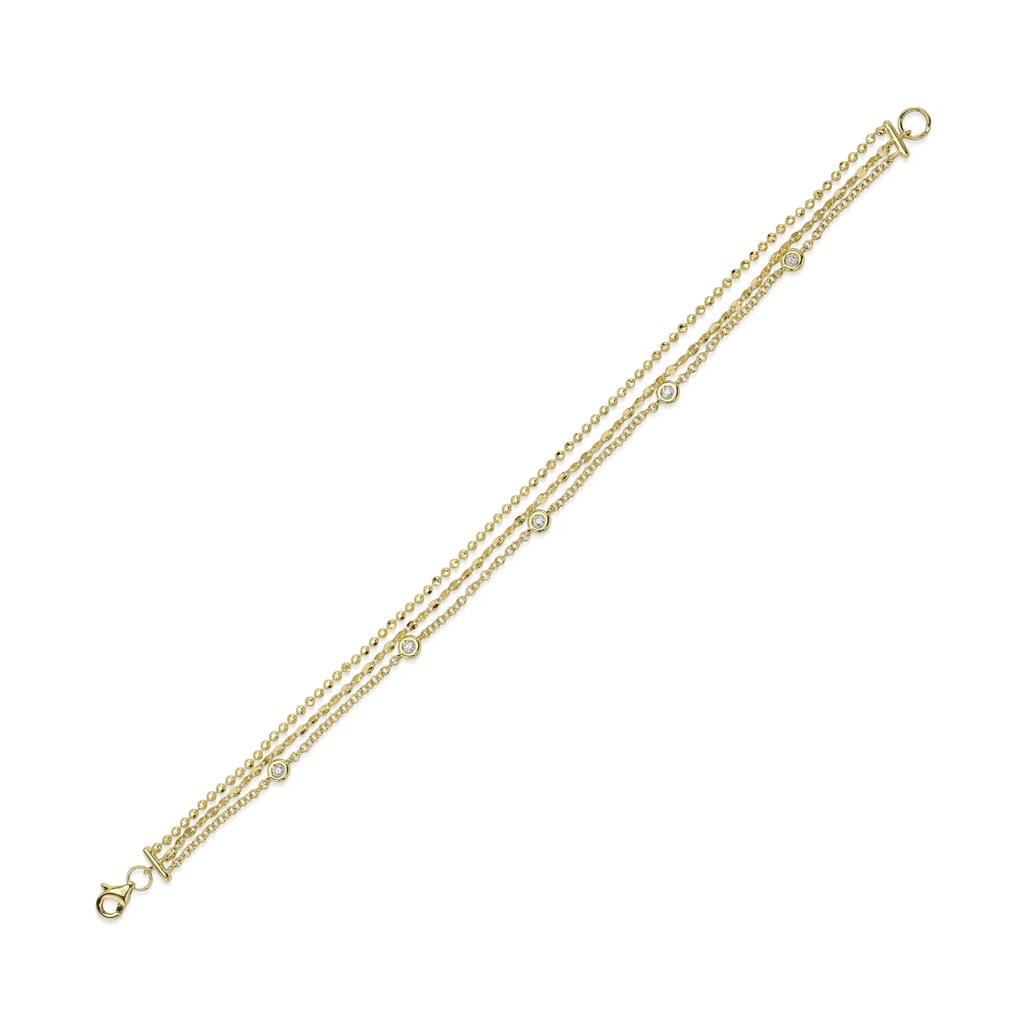 0.12tw Shy Creation Kate Diamonds by the Yard Chain Bracelet La Mine d'Or Moncton, NB