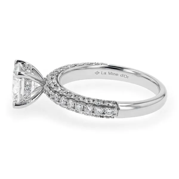 2.40tw Round Diamond Seville Engagement Ring Image 2 La Mine d'Or Moncton, NB
