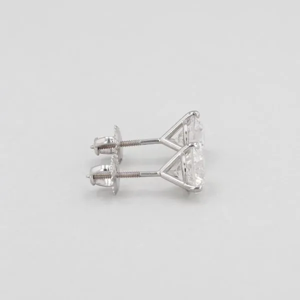 3.25tw Signature Round Brilliant Diamond Stud Earrings Image 4 La Mine d'Or Moncton, NB