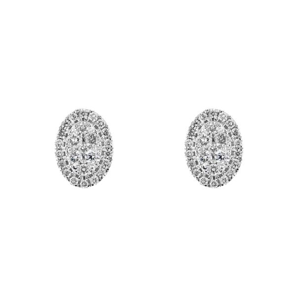 0.50tw Diamond Cluster Stud Earrings La Mine d'Or Moncton, NB