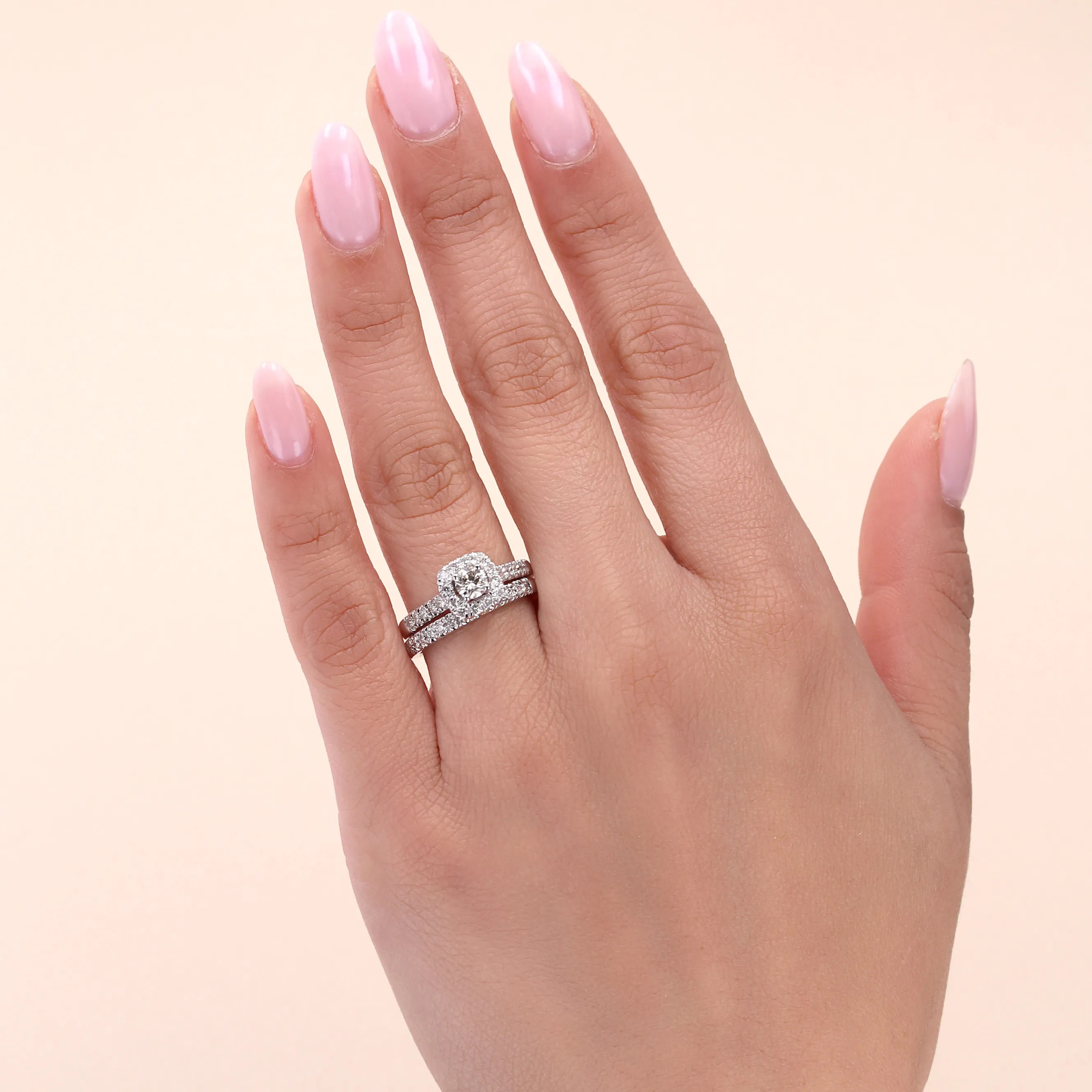1.00tw Diamond Ring & Band Bridal Set Image 5 La Mine d'Or Moncton, NB