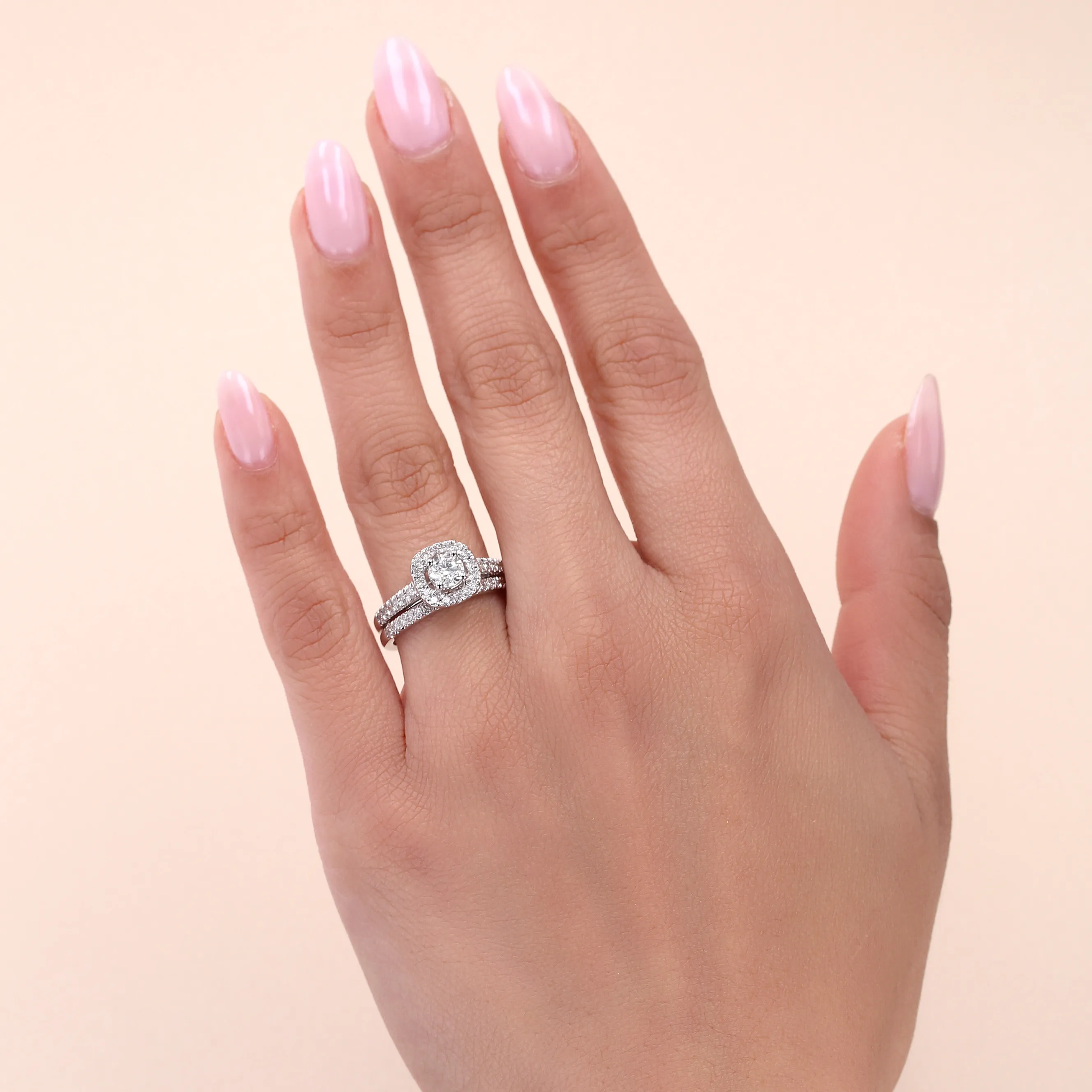 1.00tw Diamond Ring & Band Bridal Set Image 5 La Mine d'Or Moncton, NB
