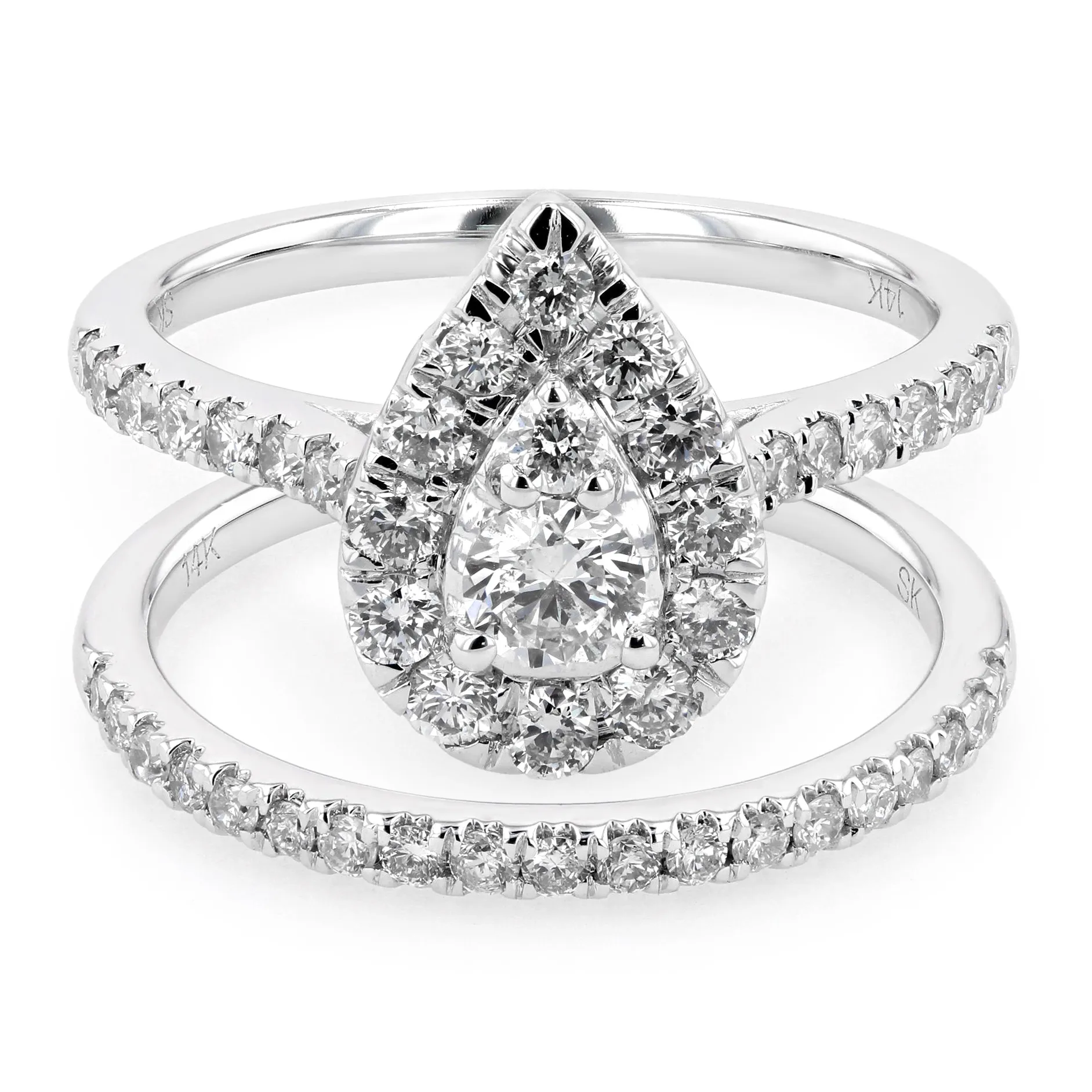 1.00tw Diamond Ring & Band Bridal Set La Mine d'Or Moncton, NB