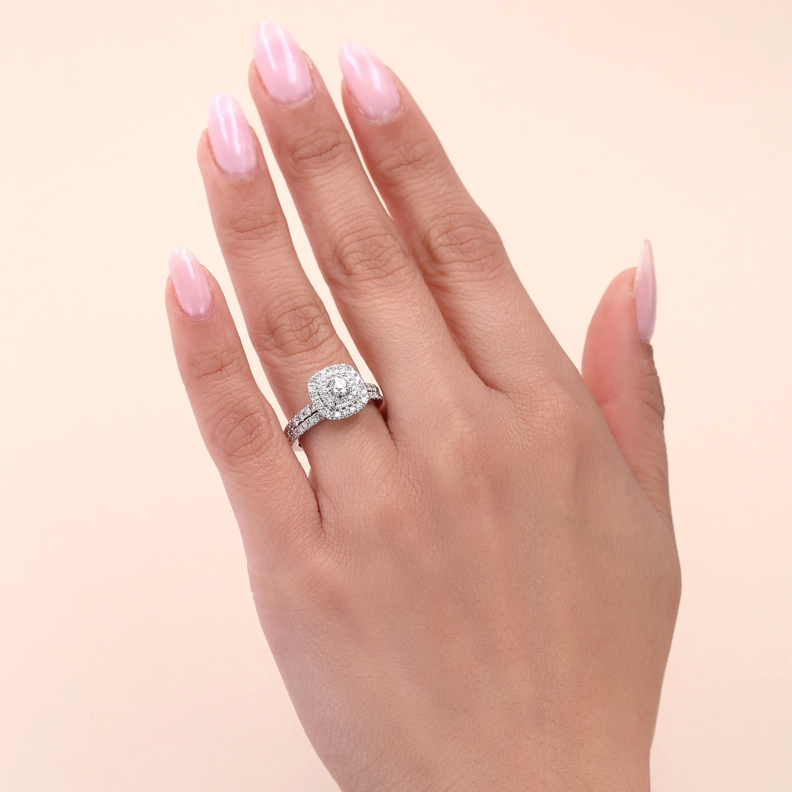 1.00tw Diamond Ring & Band Bridal Set Image 5 La Mine d'Or Moncton, NB