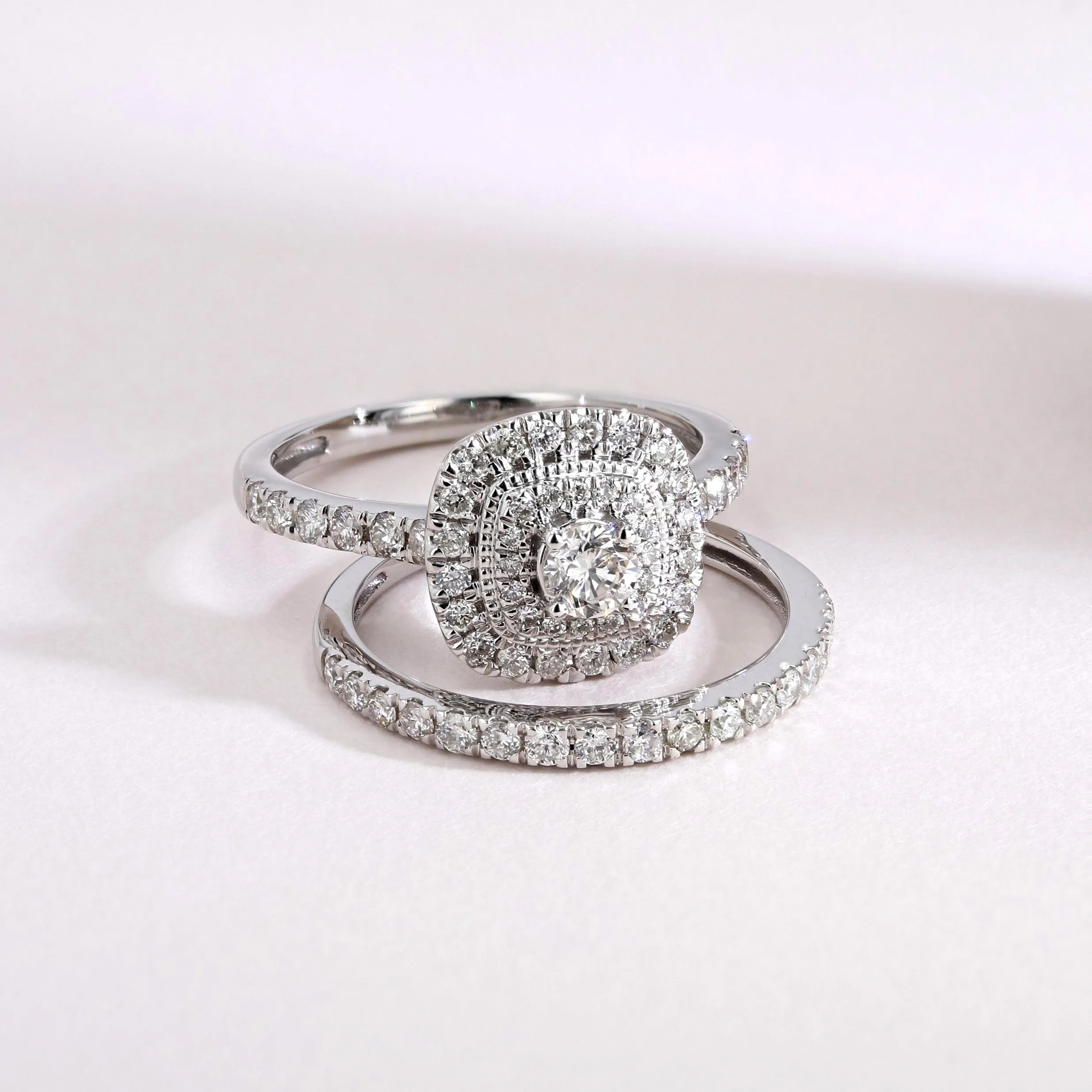 1.00tw Diamond Ring & Band Bridal Set Image 4 La Mine d'Or Moncton, NB