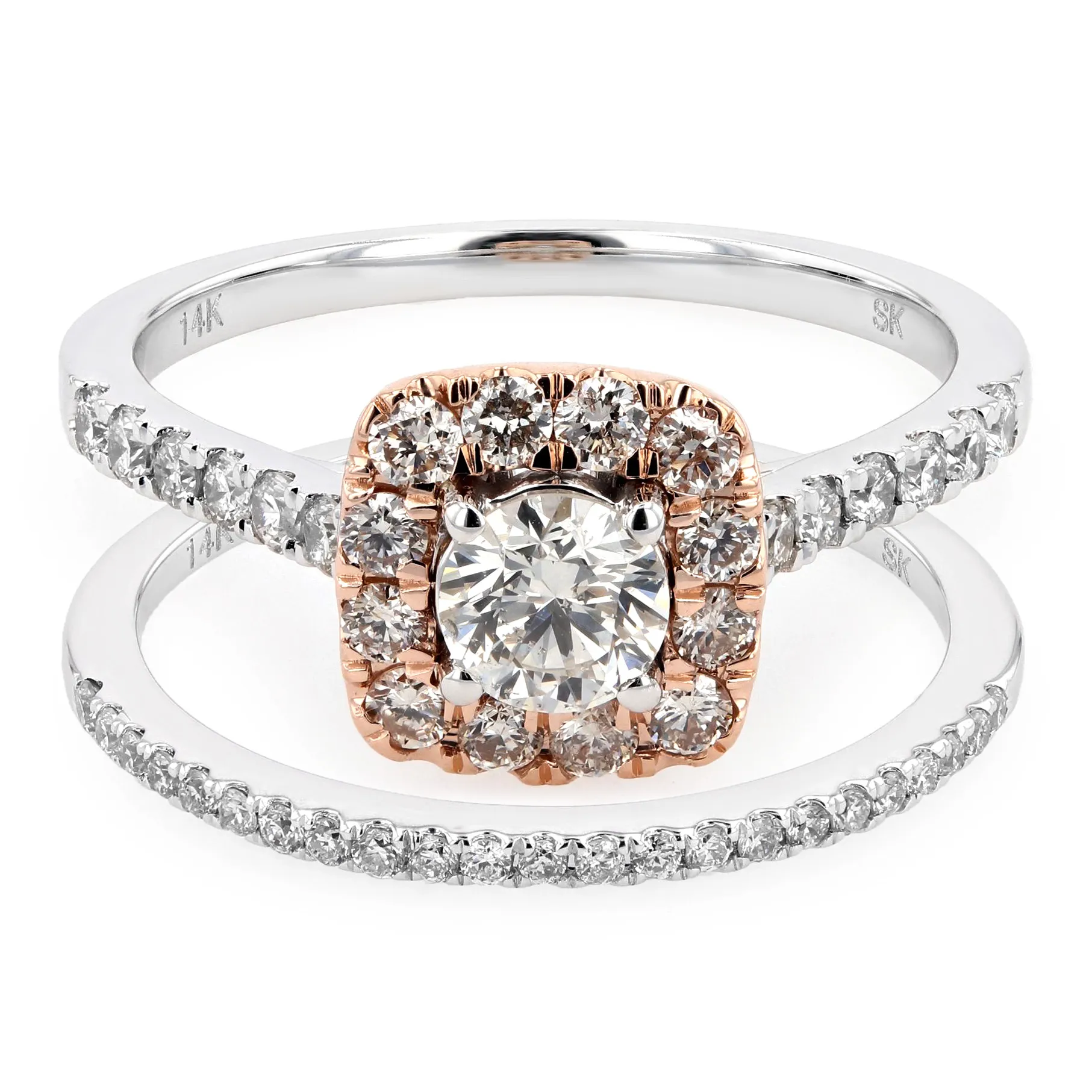 1.00tw Diamond Ring & Band Bridal Set La Mine d'Or Moncton, NB