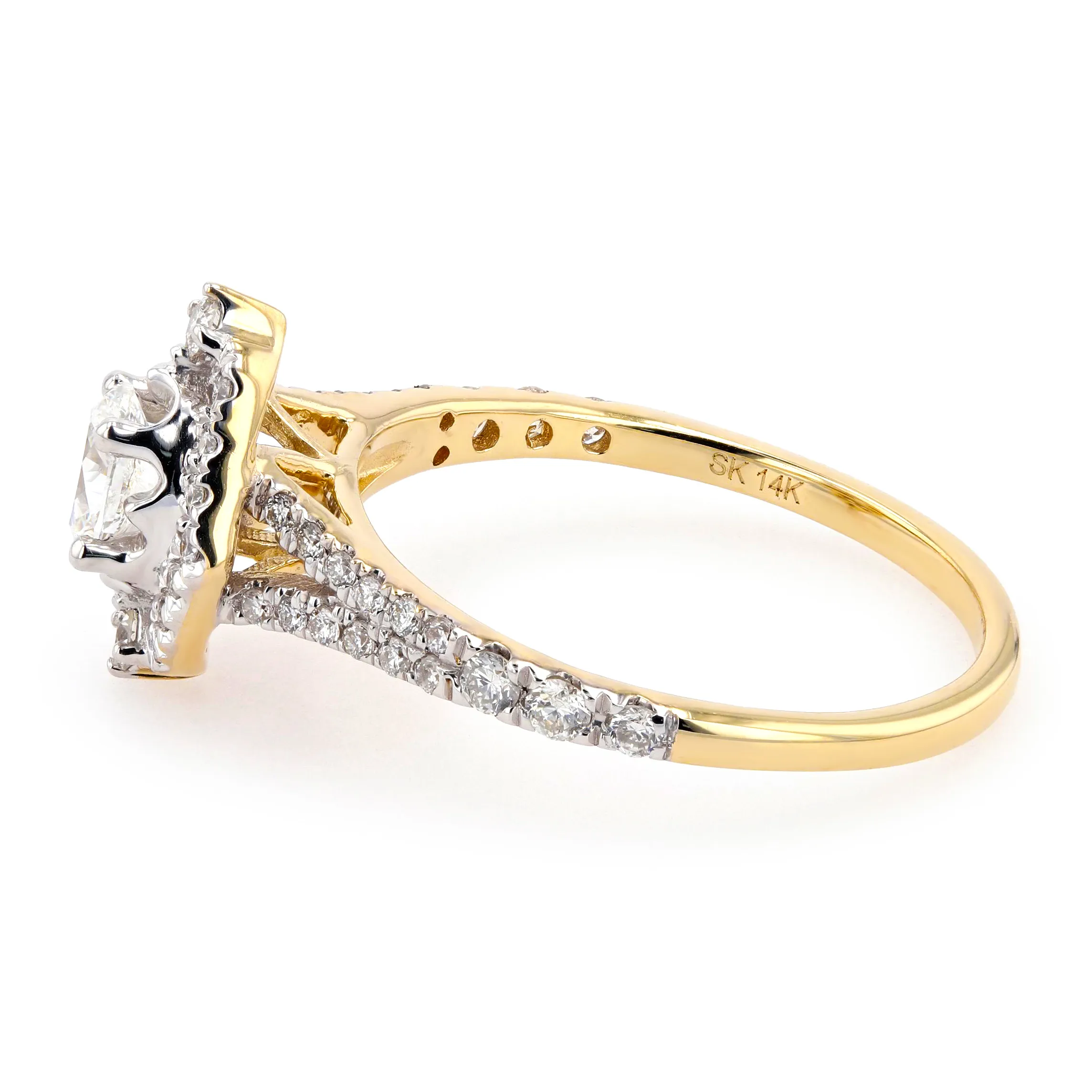 1.00tw Diamond Engagement Ring & Band Bridal Set Image 2 La Mine d'Or Moncton, NB