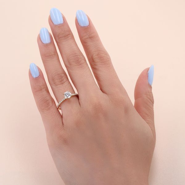 1.00tw Forevermark Round Brilliant Diamond Sofia Engagement Ring Image 5 La Mine d'Or Moncton, NB