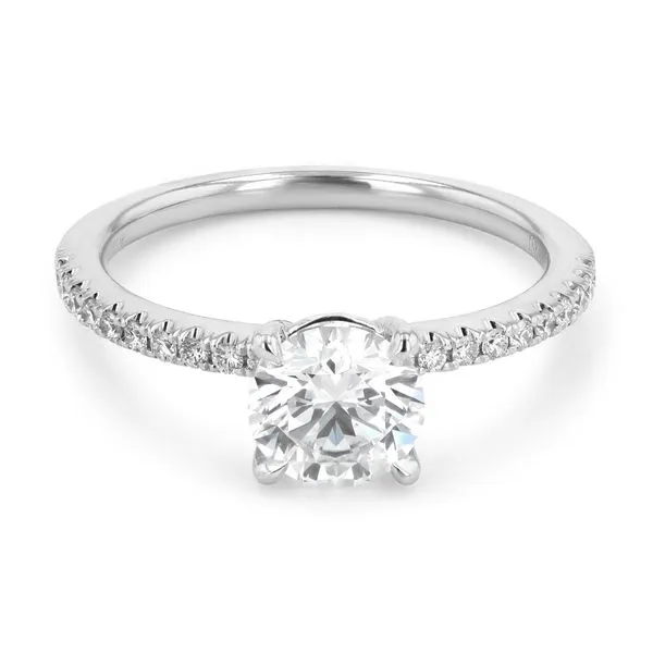 1.19tw Sofia Forevermark Round Diamond Pave Engagement Ring La Mine d'Or Moncton, NB