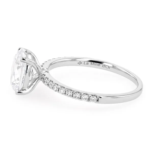 Sofia Engagement Ring Setting with 0.20tw Diamonds Image 2 La Mine d'Or Moncton, NB