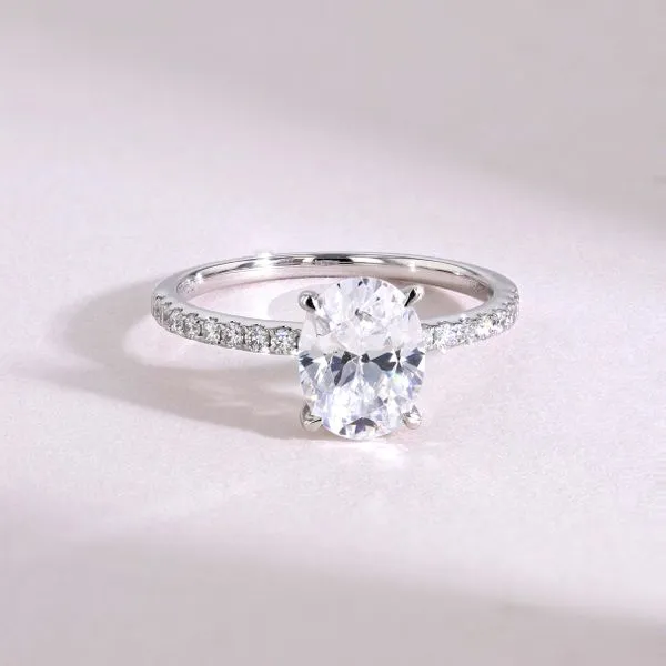 Sofia Engagement Ring Setting with 0.20tw Diamonds Image 3 La Mine d'Or Moncton, NB