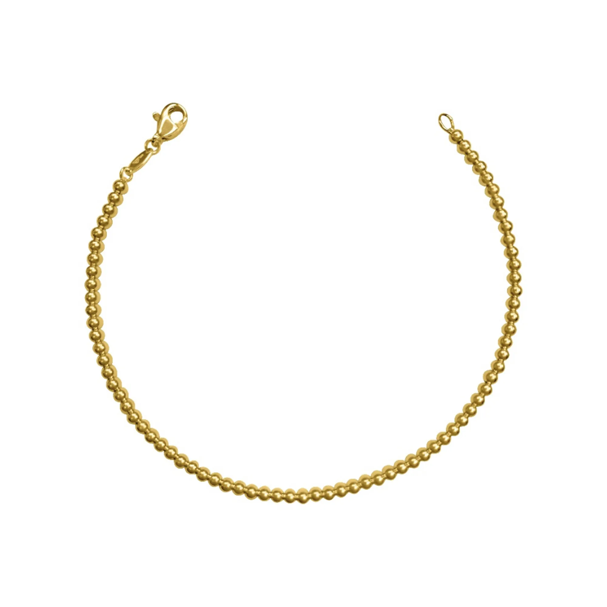 10kt Yellow Gold Ball Bracelet 7.5" La Mine d'Or Moncton, NB