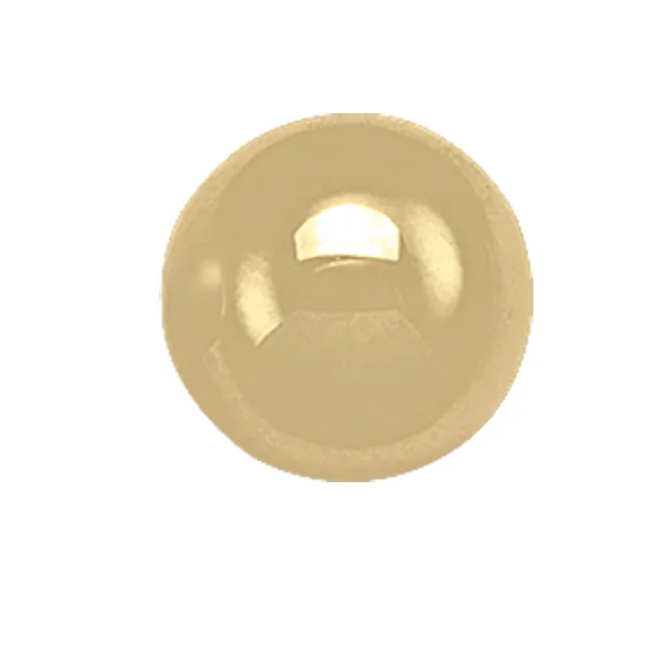 14kt Yellow Gold 4mm Ball Stud Earrings Image 2 La Mine d'Or Moncton, NB