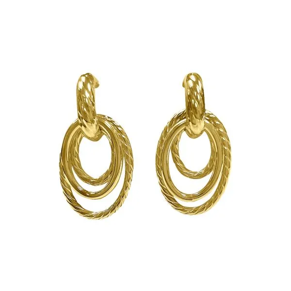 14kt Yellow Gold Drop Earrings La Mine d'Or Moncton, NB