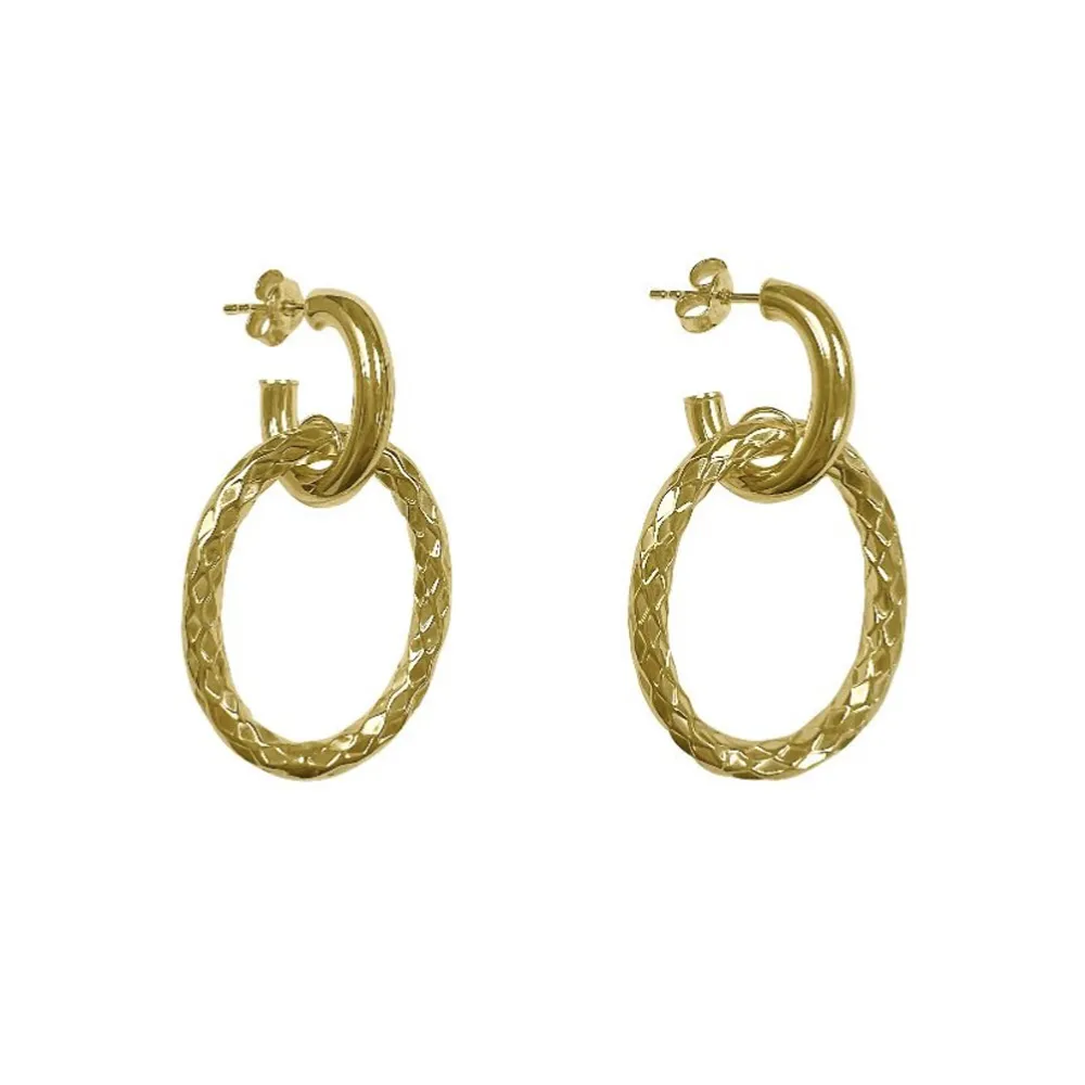 14kt Yellow Gold Drop Earrings La Mine d'Or Moncton, NB