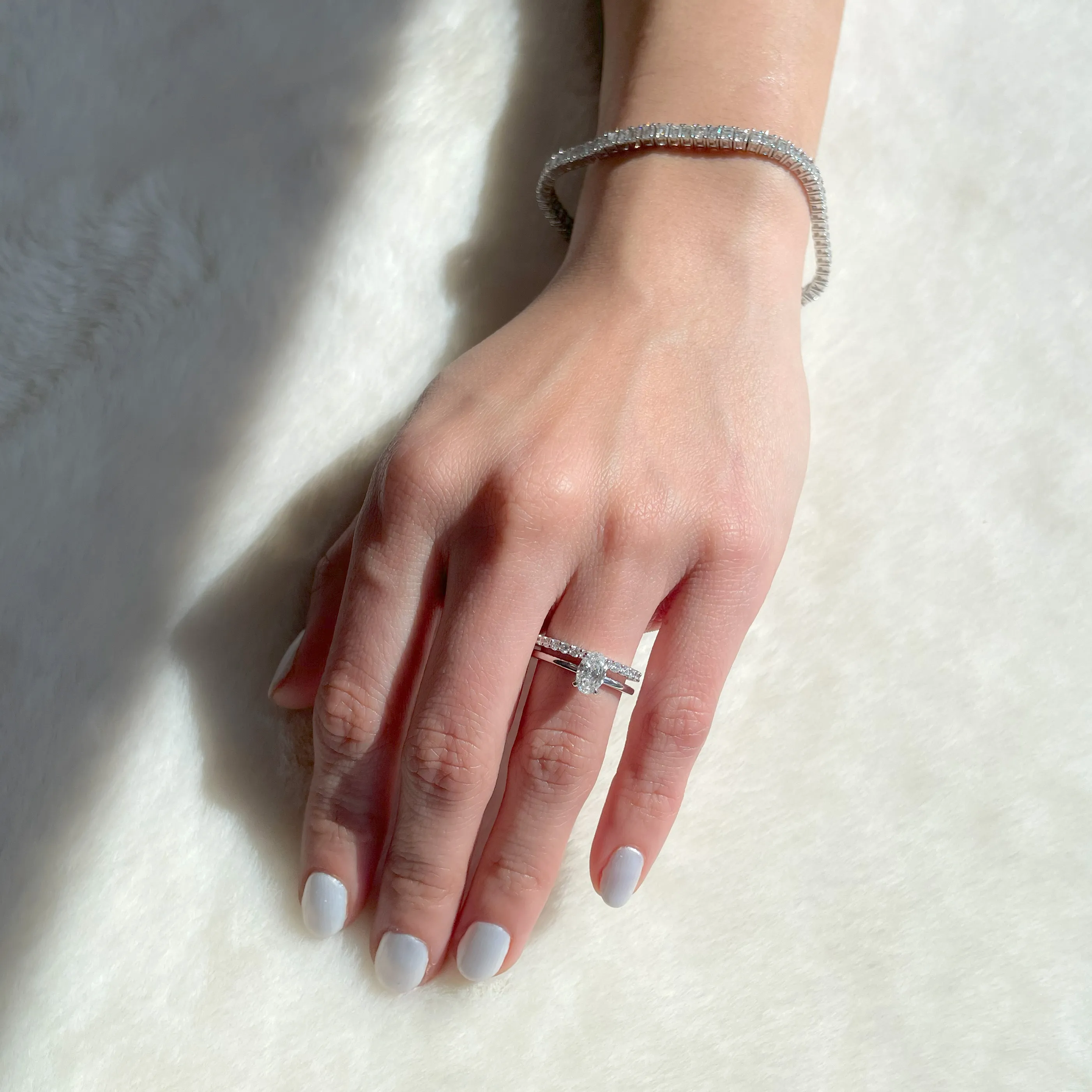 0.70ct Victoria Oval Diamond Solitaire Engagement Ring Image 4 La Mine d'Or Moncton, NB