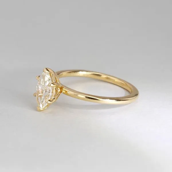 0.80ct Victoria Marquise Diamond Solitaire Engagement Ring Image 4 La Mine d'Or Moncton, NB