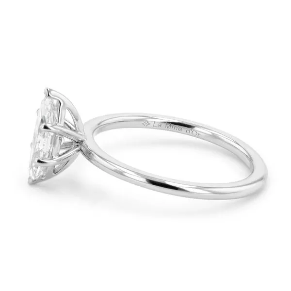 0.86ct Victoria Marquise Diamond Solitaire Engagement Ring Image 2 La Mine d'Or Moncton, NB