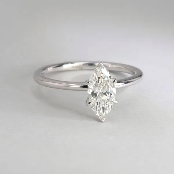 0.86ct Victoria Marquise Diamond Solitaire Engagement Ring Image 3 La Mine d'Or Moncton, NB