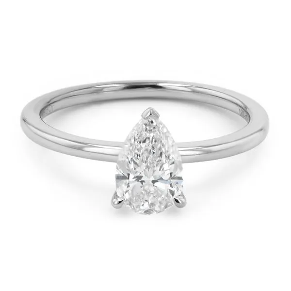 0.90ct Victoria Pear Diamond Solitaire Engagement Ring La Mine d'Or Moncton, NB