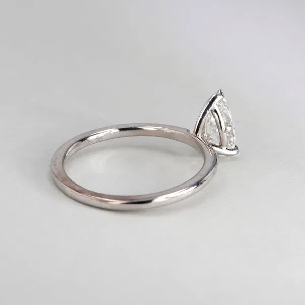 0.90ct Victoria Pear Diamond Solitaire Engagement Ring Image 4 La Mine d'Or Moncton, NB