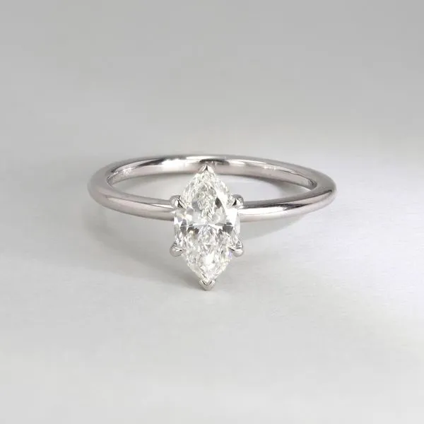0.91ct Victoria Marquise Diamond Solitaire Engagement Ring Image 3 La Mine d'Or Moncton, NB