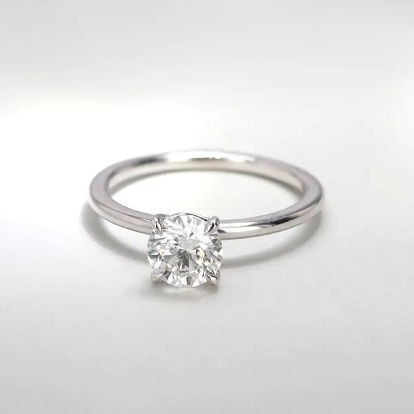 0.93ct Victoria Round Brilliant Diamond Solitaire Engagement Ring Image 3 La Mine d'Or Moncton, NB