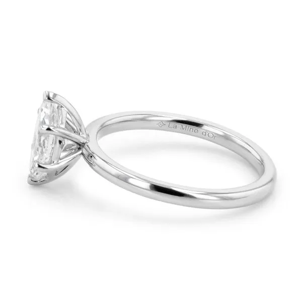 1.00ct Victoria Marquise Diamond Solitaire Engagement Ring Image 2 La Mine d'Or Moncton, NB