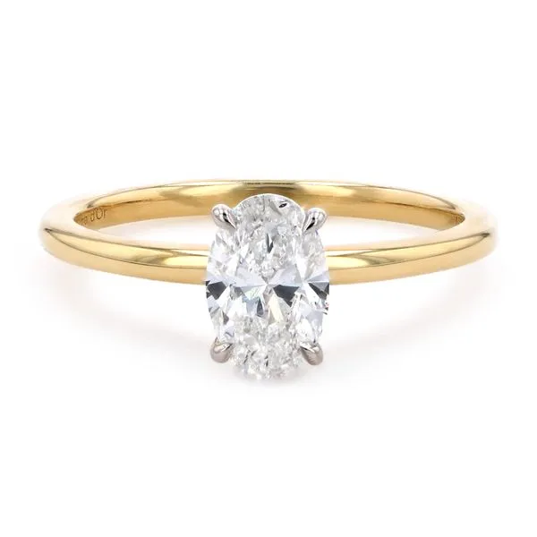 1.00ct Victoria Oval Diamond Solitaire Engagement Ring La Mine d'Or Moncton, NB