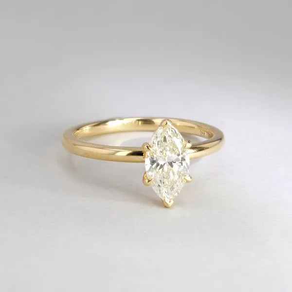 1.01ct Victoria Marquise Diamond Solitaire Engagement Ring Image 3 La Mine d'Or Moncton, NB