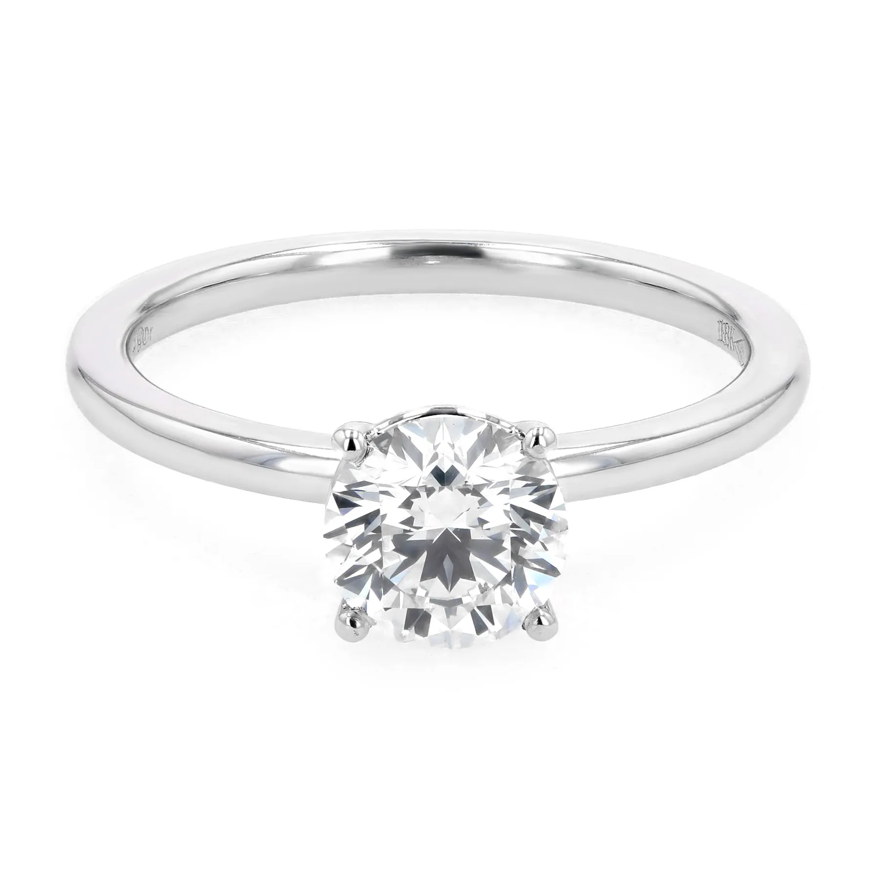 1.01ct Victoria Round Diamond Solitaire Engagement Ring La Mine d'Or Moncton, NB