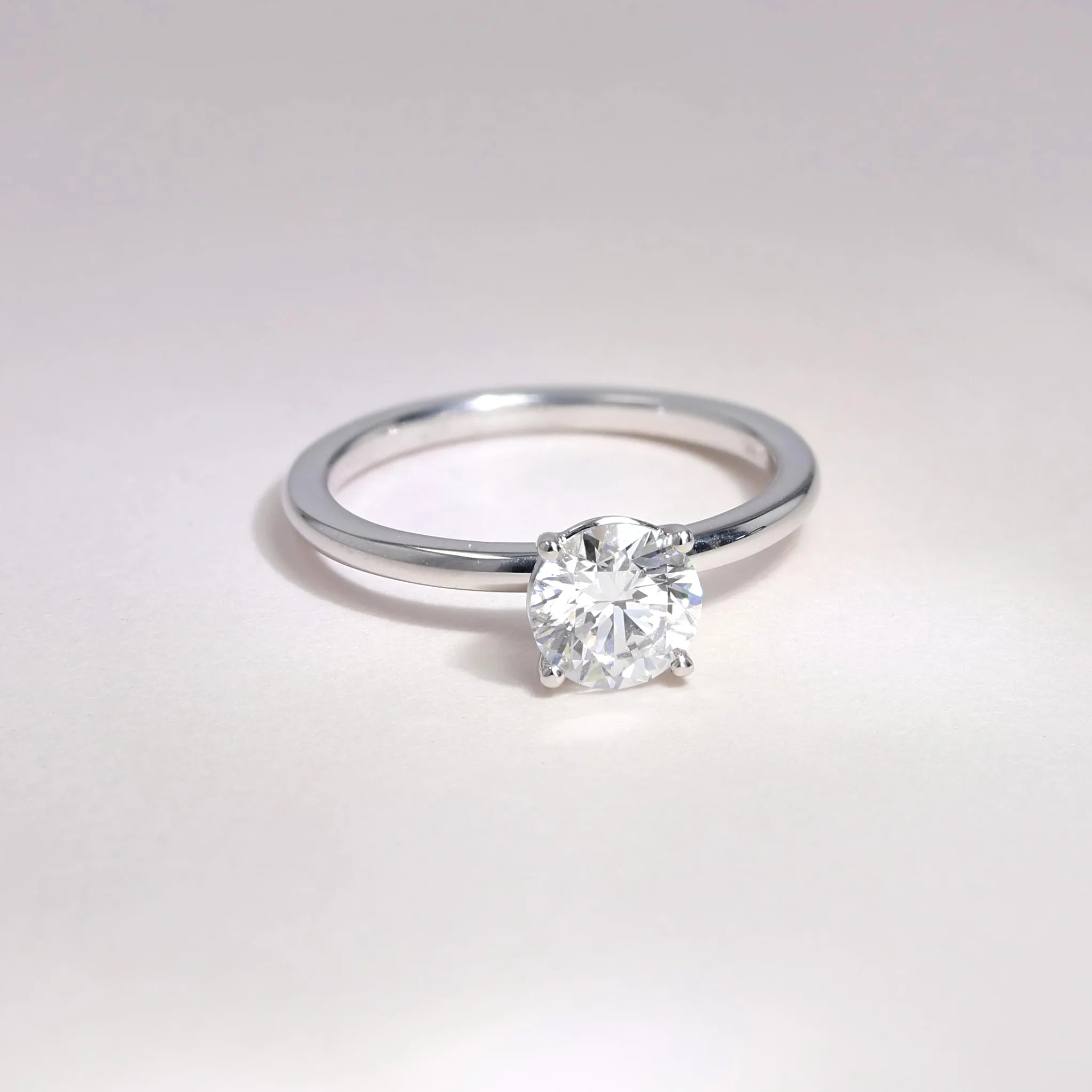 1.01ct Victoria Round Diamond Solitaire Engagement Ring Image 3 La Mine d'Or Moncton, NB