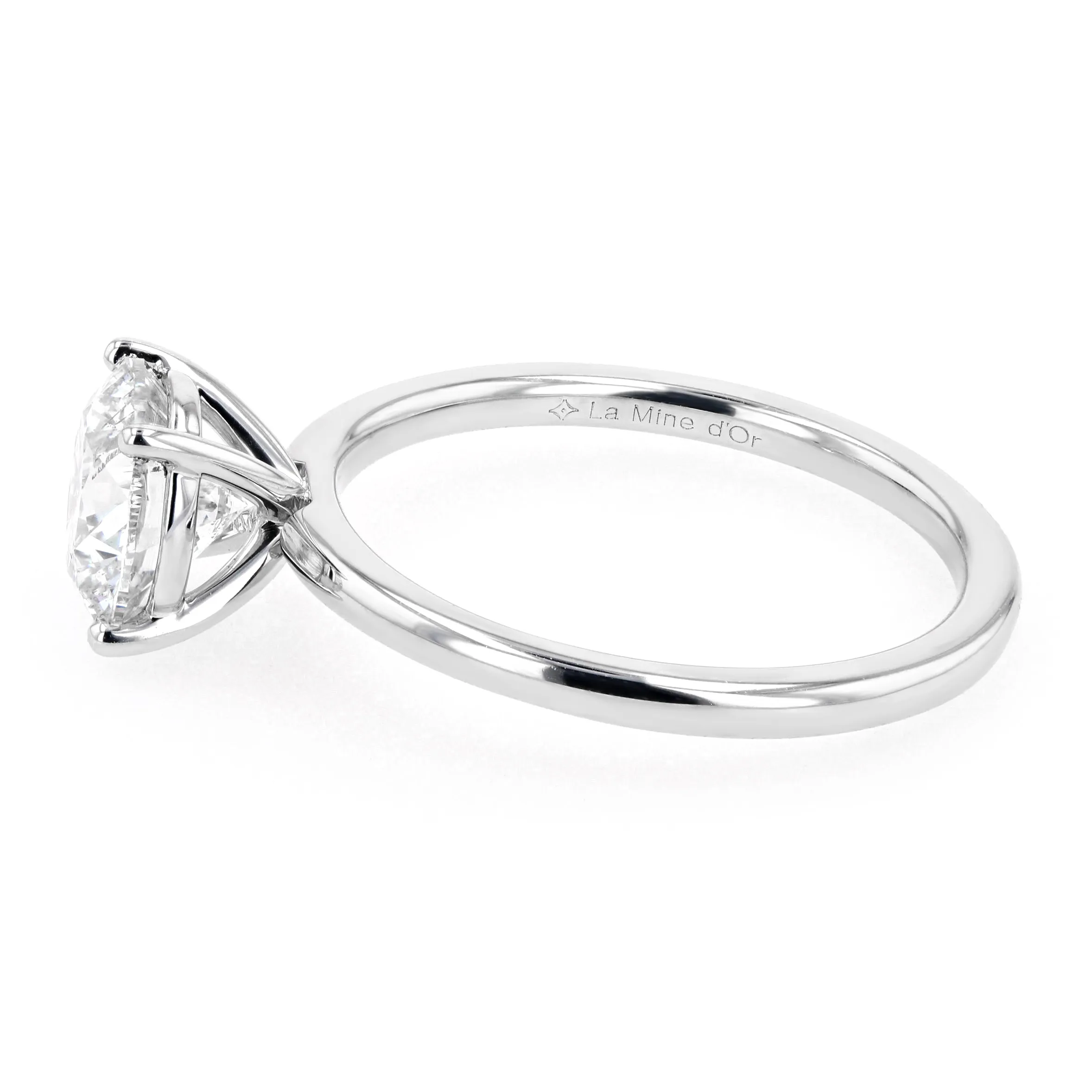 1.50ct Victoria Round Diamond Solitaire Engagement Ring Image 2 La Mine d'Or Moncton, NB