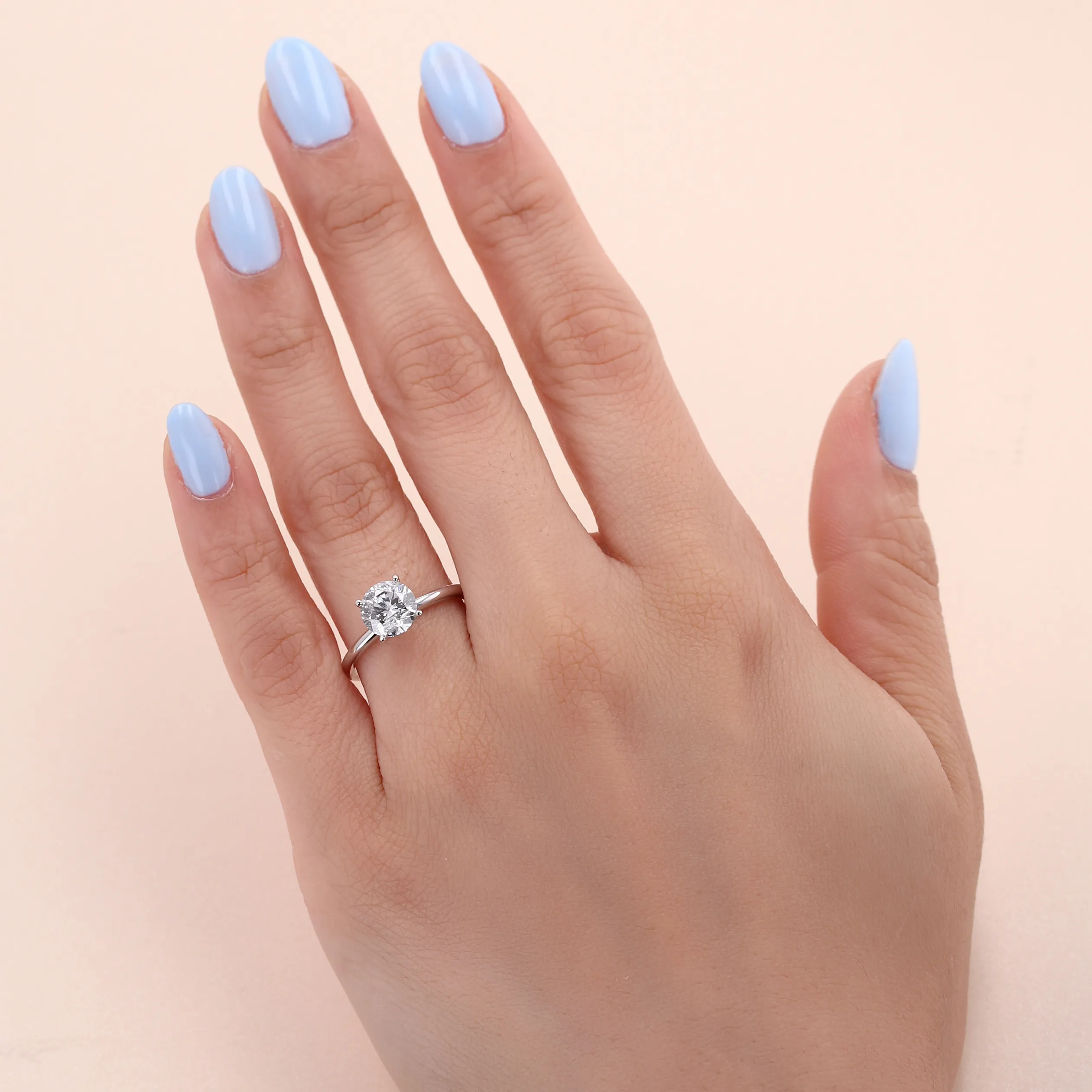 1.50ct Victoria Round Diamond Solitaire Engagement Ring Image 5 La Mine d'Or Moncton, NB