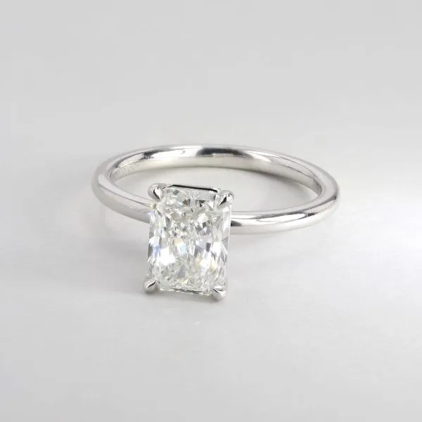 2.01ct Victoria Radiant Diamond Solitaire Engagement Ring Image 3 La Mine d'Or Moncton, NB