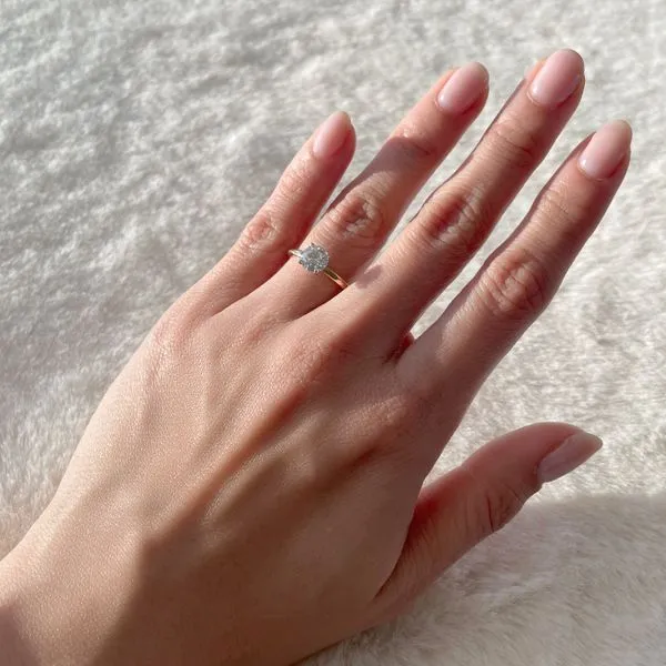 1.01ct Vienna Round Diamond Solitaire Engagement Ring Image 4 La Mine d'Or Moncton, NB