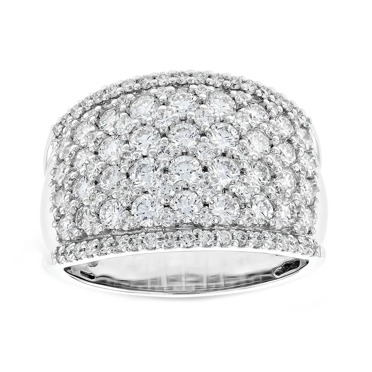 2.00tw Diamond Pave Ring 14kt White Gold La Mine d'Or Moncton, NB