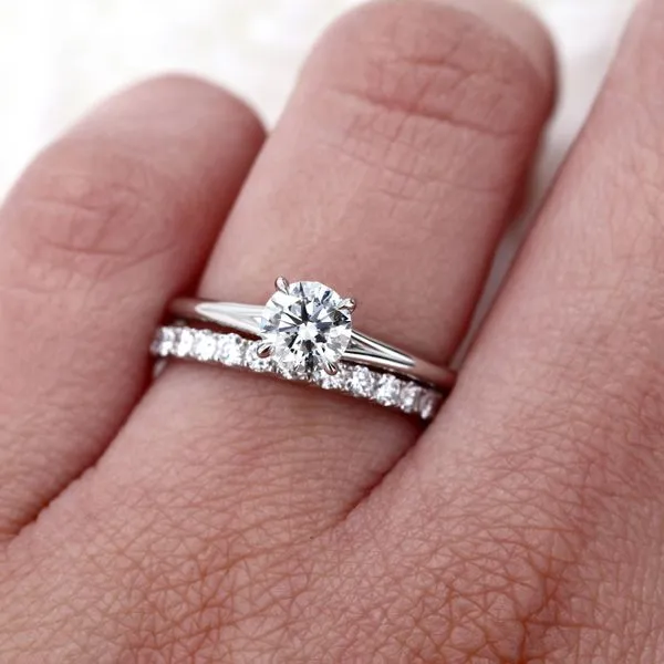 0.75tw De Beers Forevermark French Pave Diamond Band Image 4 La Mine d'Or Moncton, NB