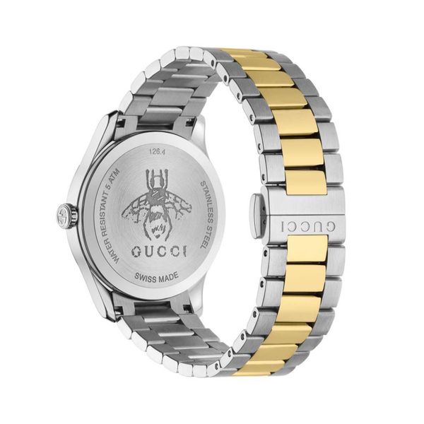 Gucci G-Timeless 38mm Golden Bee Dial Stainless Steel Watch Image 2 La Mine d'Or Moncton, NB