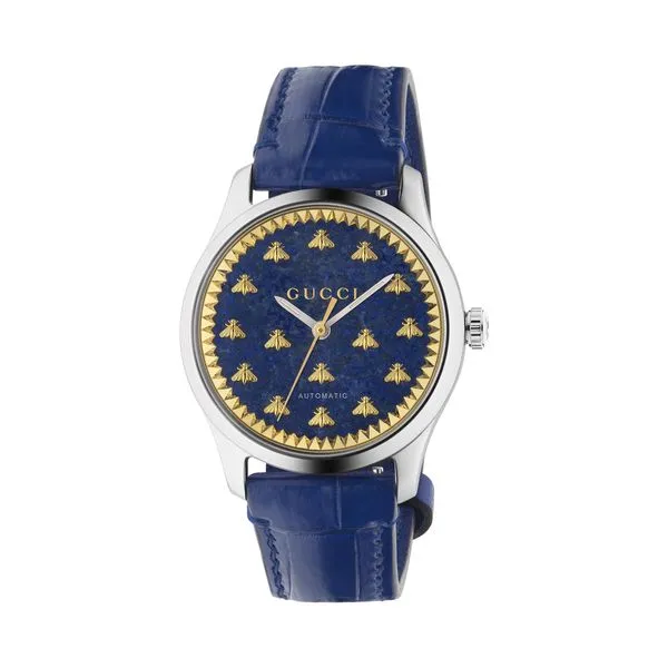 Gucci G-Timeless Blue Lapiz and Bees Image 2 La Mine d'Or Moncton, NB
