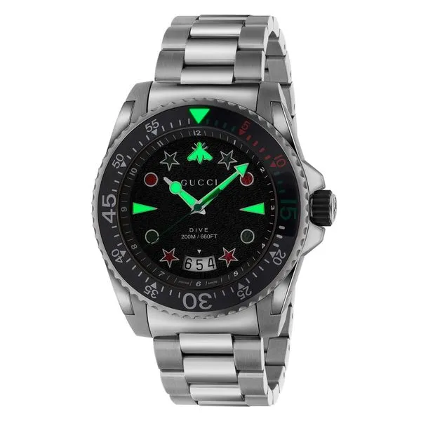 Gucci Dive XL 45mm Stainless Steel Watch Image 2 La Mine d'Or Moncton, NB