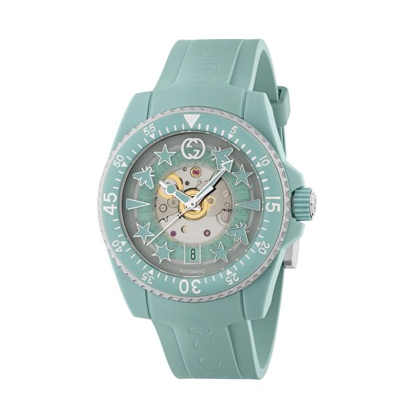Gucci Dive Aquamarine 40mm Automatic Watch Image 2 La Mine d'Or Moncton, NB
