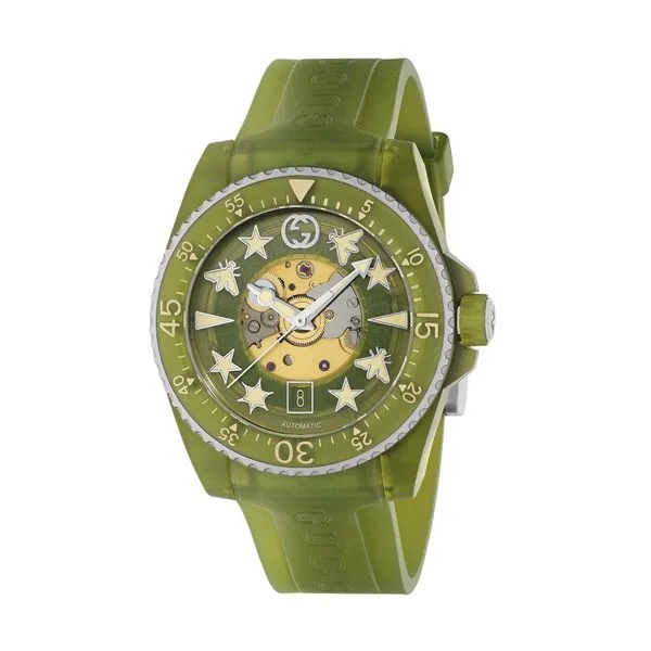 Gucci Dive Green 40mm Automatic Watch Image 2 La Mine d'Or Moncton, NB