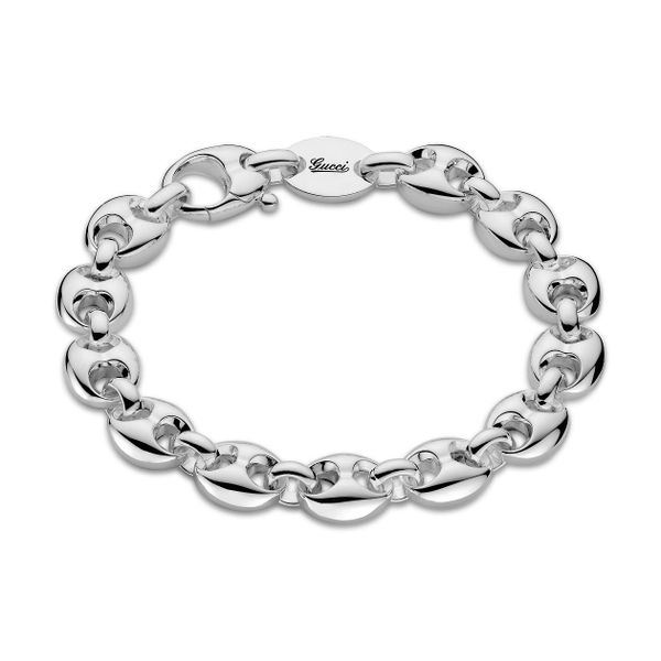 gucci silver link bracelet