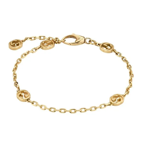 Gucci Interlocking G Bracelet 18kt Yellow Gold La Mine d'Or Moncton, NB