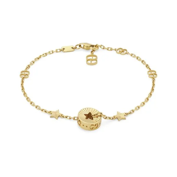 Gucci Icon 18kt Yellow Gold Star Bracelet La Mine d'Or Moncton, NB