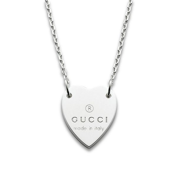 Gucci Trademark Heart Necklace in Sterling Silver La Mine d'Or Moncton, NB