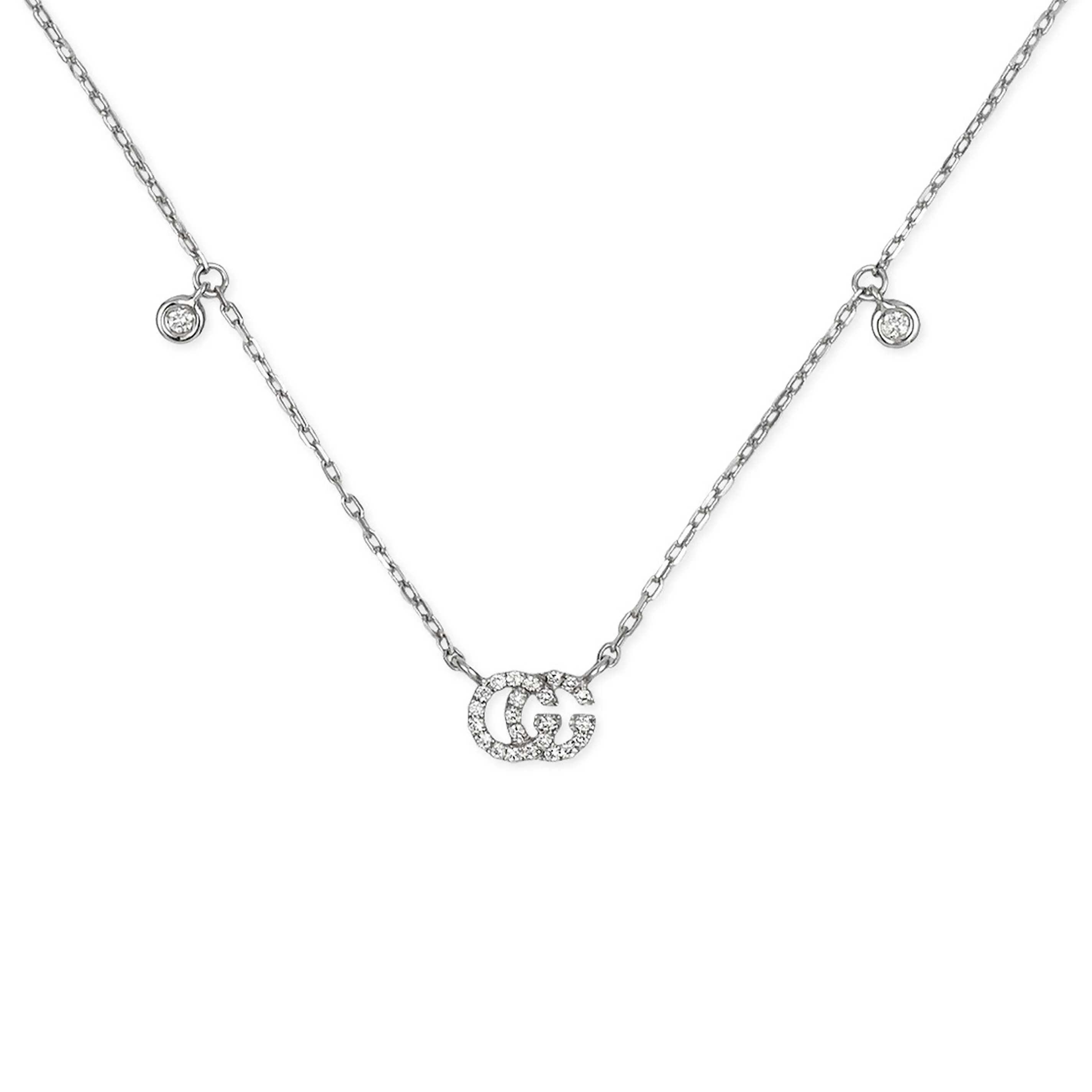0.10tw Gucci Running G Diamond Necklace Image 2 La Mine d'Or Moncton, NB